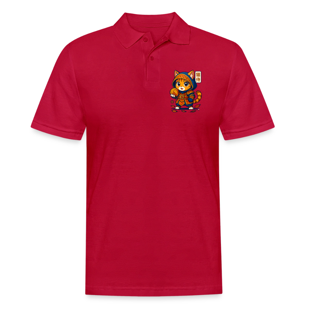 Männer Poloshirt - cherry red
