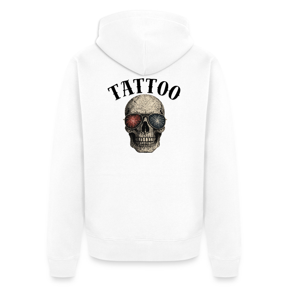 Männer Premium Kapuzenjacke - Weiß