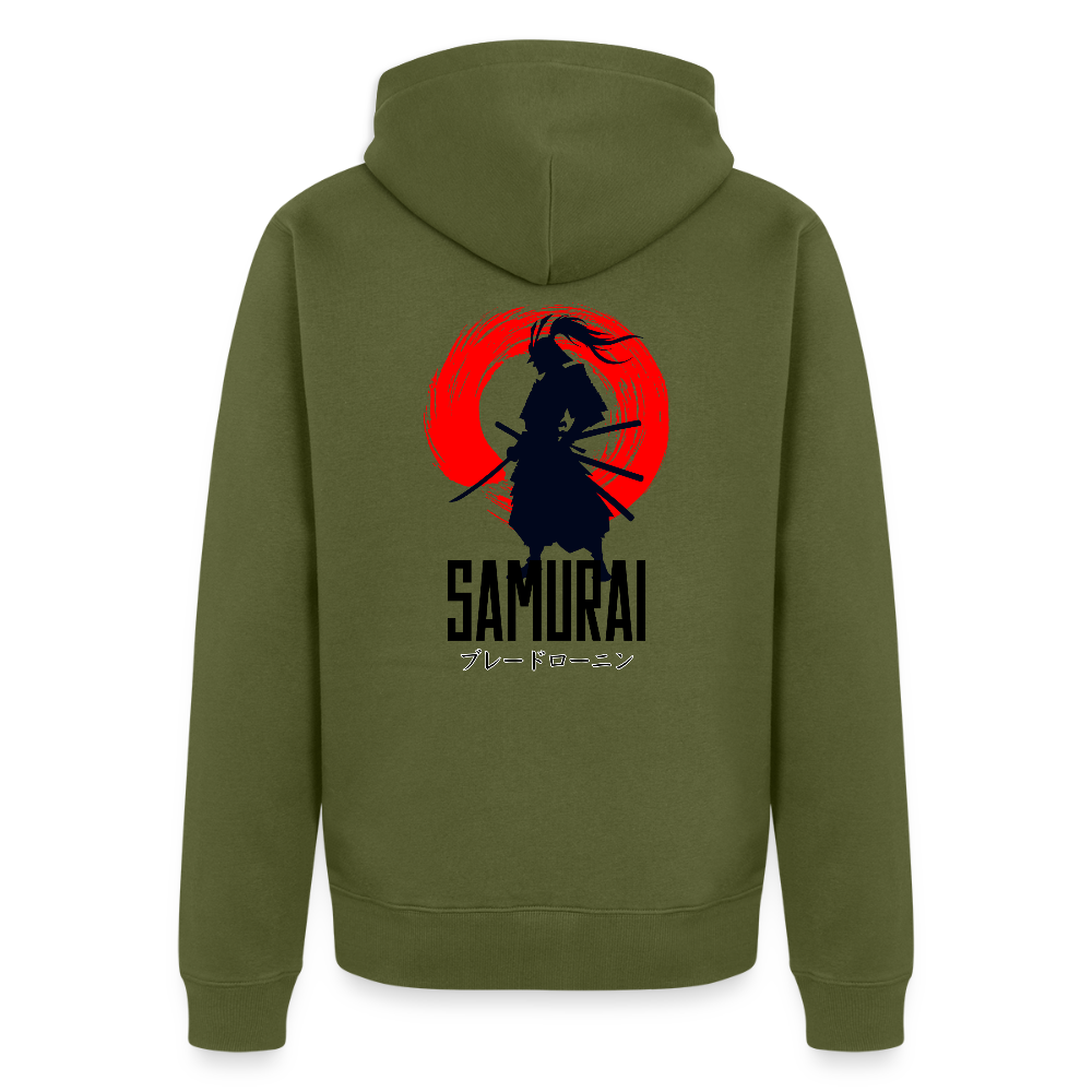 Männer Premium Kapuzenjacke - Khaki