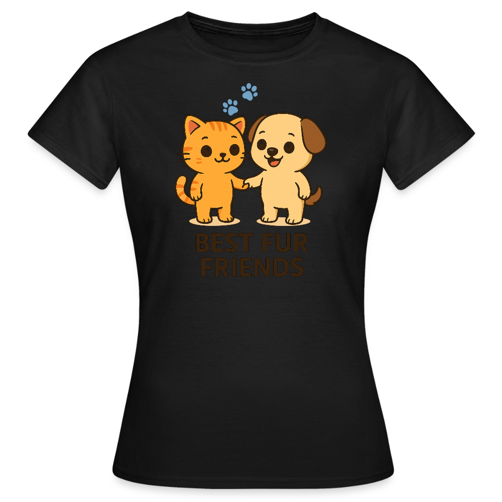 Best Friends  T-Shirt - Schwarz