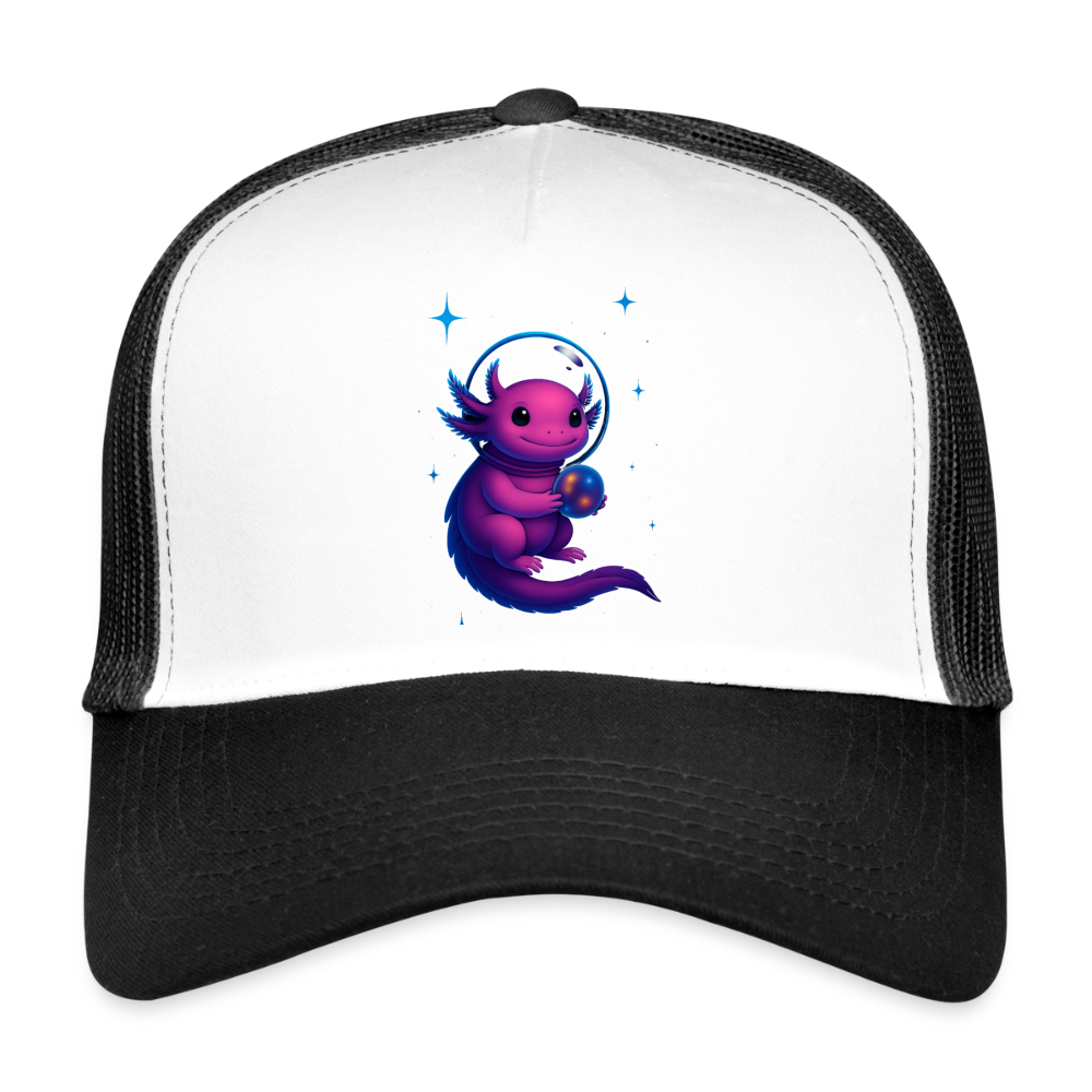 Trucker Cap - Weiß/Schwarz