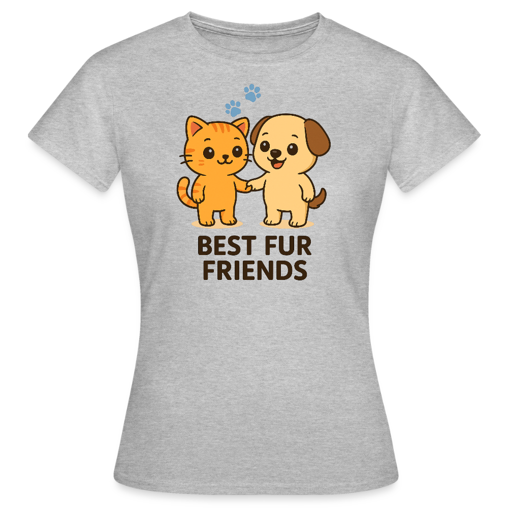 Best Friends  T-Shirt - Grau meliert