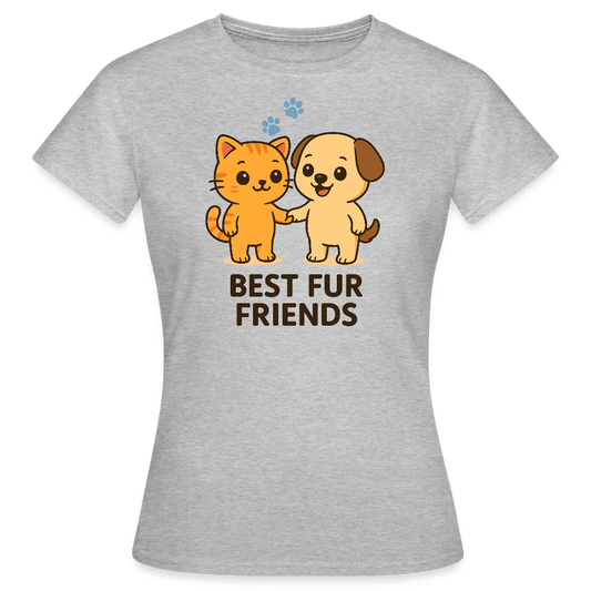 Best Friends  T-Shirt - Grau meliert