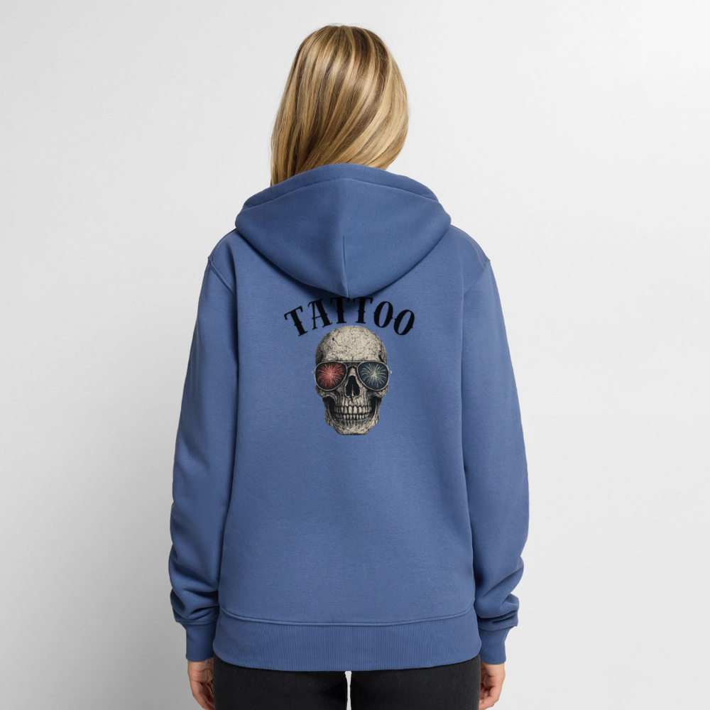 Männer Premium Kapuzenjacke - Taubenblau