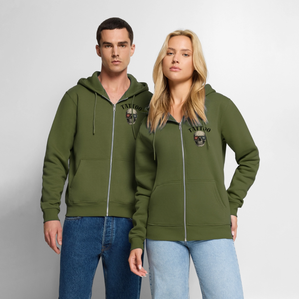 Männer Premium Kapuzenjacke - Khaki