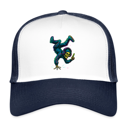 Trucker Cap - Weiß/Navy