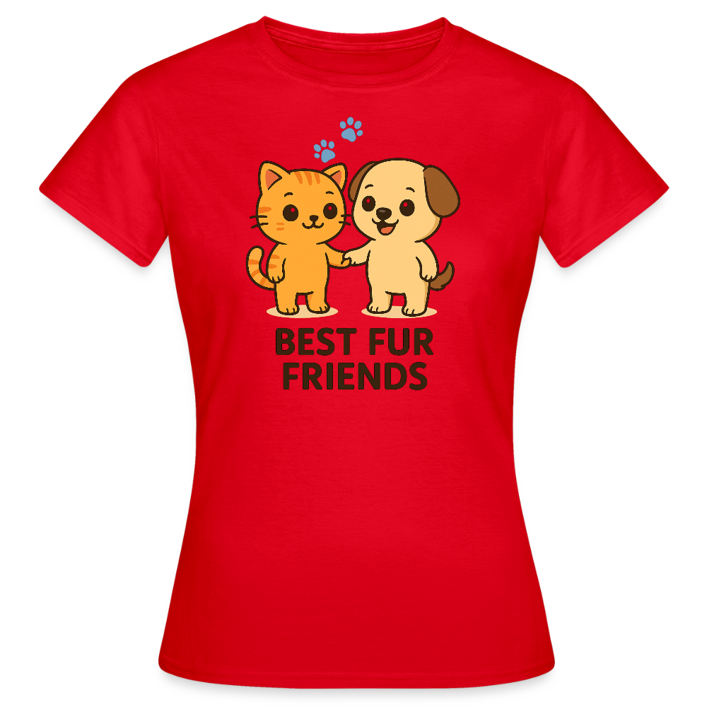 Best Friends  T-Shirt - Rot