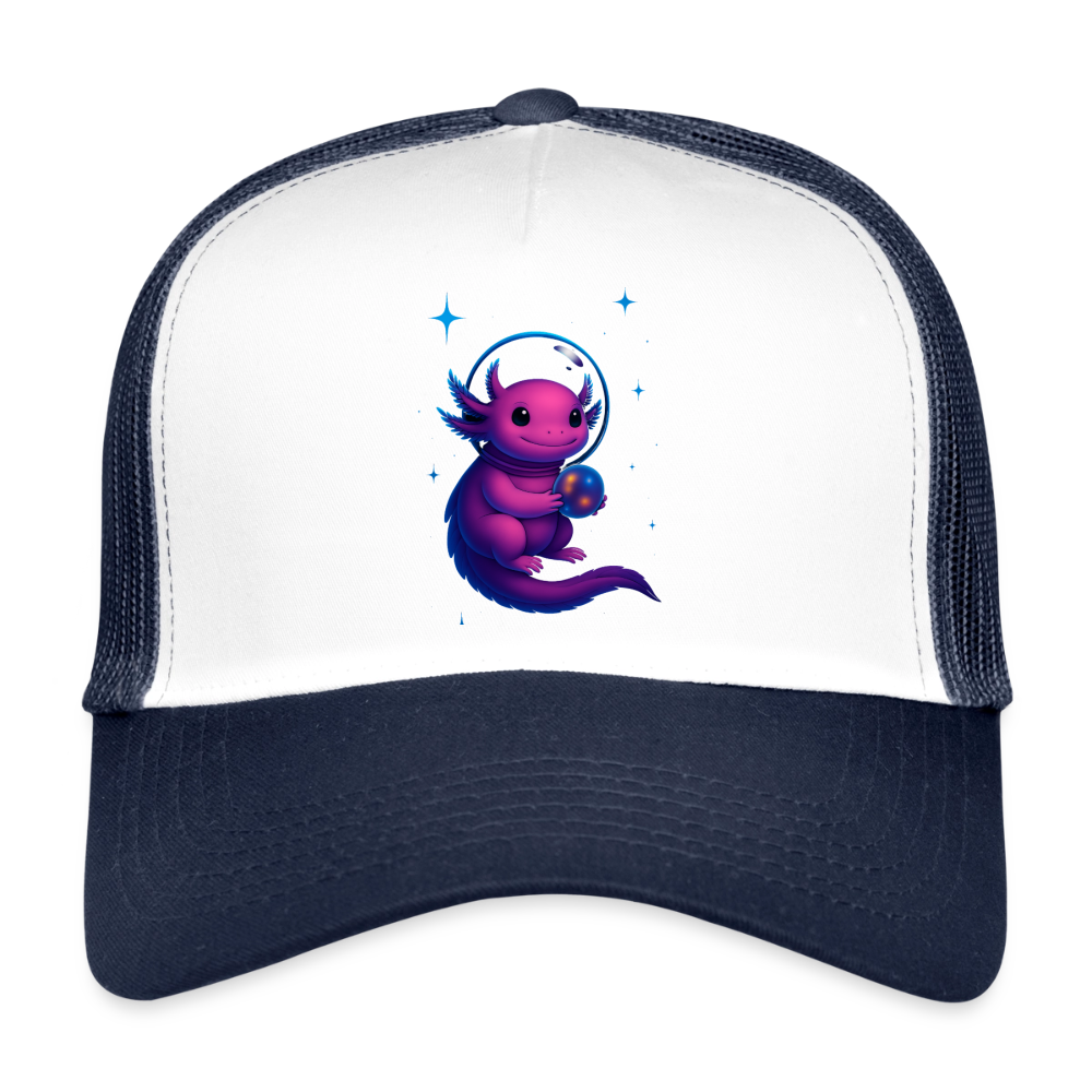 Trucker Cap - Weiß/Navy