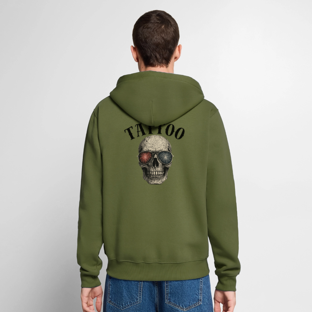 Männer Premium Kapuzenjacke - Khaki